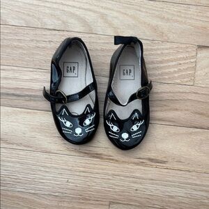 GAP Black Cat Face Kids Shoes